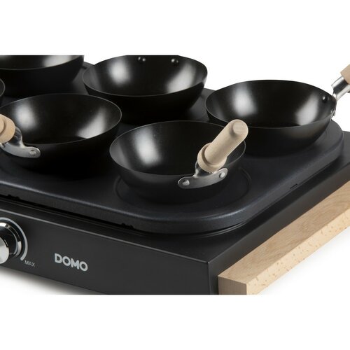 DOMO DO8719W elektrická fritéza a WOK, 2v1
