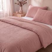 Kvalitex Muslin posteljnina roza, 140 x 200 cm, 70x 90 cm