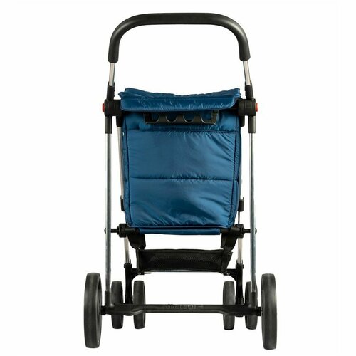 Rolser Faltbarer Einkaufstrolley Basket, Polar 4Big, Blau