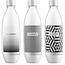 SodaStream Flasche TriPack 1 l Fuse Black&White
