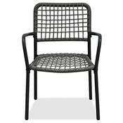 Autronic Set de grădină 1+2, metal, polyratan,gri, AZ-L1103 GREY
