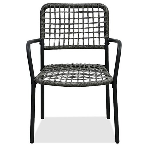 Zestaw ogrodowy Autronic 1+2, metal, polyratan, szary, AZ-L1103 GREY