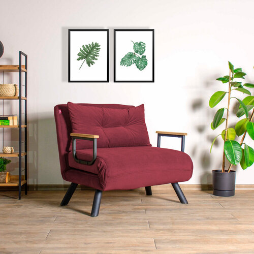 Fotel Sando Single Maroon