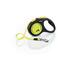 Flexi önfeltekerhető póráz New Neon S, 5 m, 15 kg,sárga