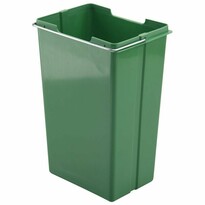 Coș de plastic cu mâner Elletipi 10 L,  verde