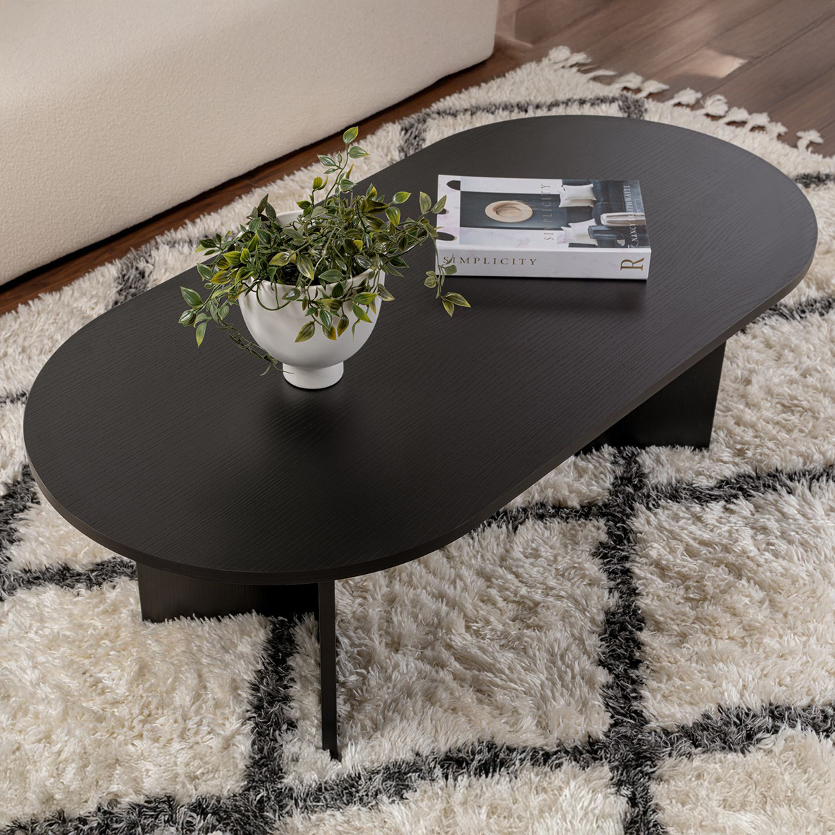 Konferenční stolek Sable Wood Black - thumb (3)