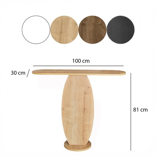 Odkládací stolek Ellittica Sapphire Oak