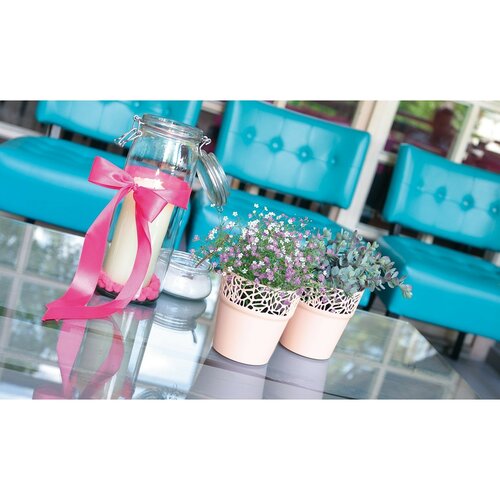 Osłonka na doniczkę Naturo brzoskwiniowy, śr. 17,5 cm