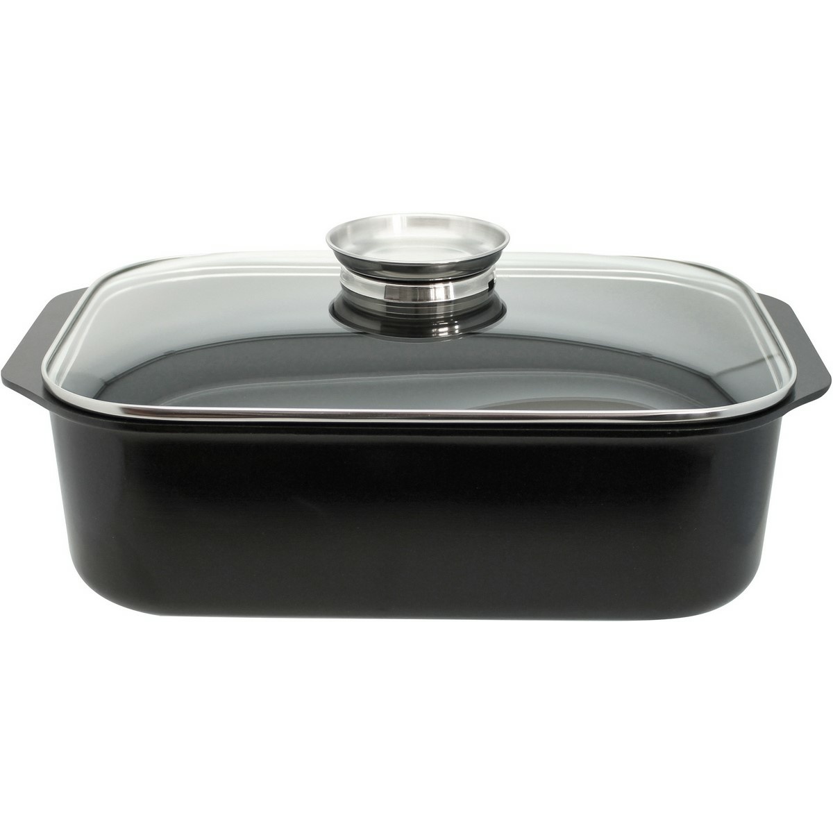 Elo 82840 Basic Brytfanna ze szklaną pokrywką i aromatyzerem Raffinesse 40 x 26 cm