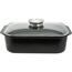 Elo 82840 Vas de copt Basic cu capac din sticlă șimâner cu aromă Raffinesse 40 x 26 cm