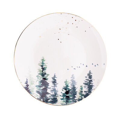 Misty Forest Porcelánový dezertný tanier Forest, 20 cm