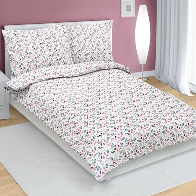 Bellatex Krep posteljnina Louka, 140 x 200 cm, 70x 90 cm