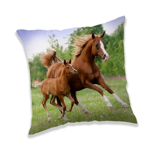 Jerry Fabrics Pernă Horse brown, 40 x 40 cm e4home.ro