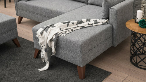 Klappecksofa Bella Corner Right 2 Grey