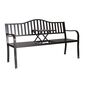 Bancă cu masă de depozitare Happy Green Rea 150 x60 x 85 cm, negru