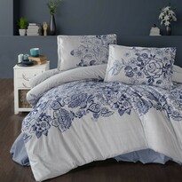 Kvalitex Lenjerie de pat din flanel Mandora  albastră, 140 x 220 cm, 70 x 90 cm