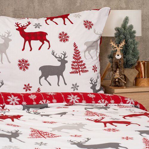 Lenjerie de pat din bumbac 4Home Snow, 140 x 200 cm, 70 x 90 cm