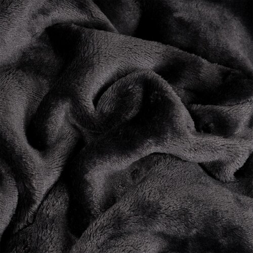 Pătură cu mâneci Matex Kangoo neagră, 150 x 210 cm