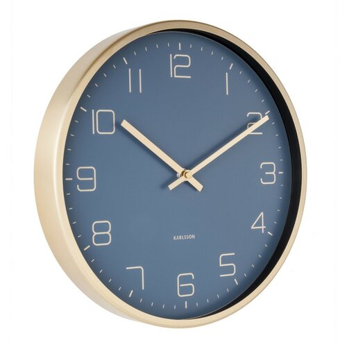 Karlsson 5720BL designové nástěnné hodiny, pr. 30 cm
