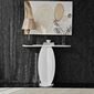 Beistelltisch Ellittica White