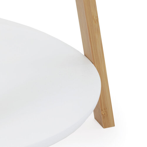 Autronic DR-N1004 WT Holz-Garderobenständer weiß, 40 x 174 cm