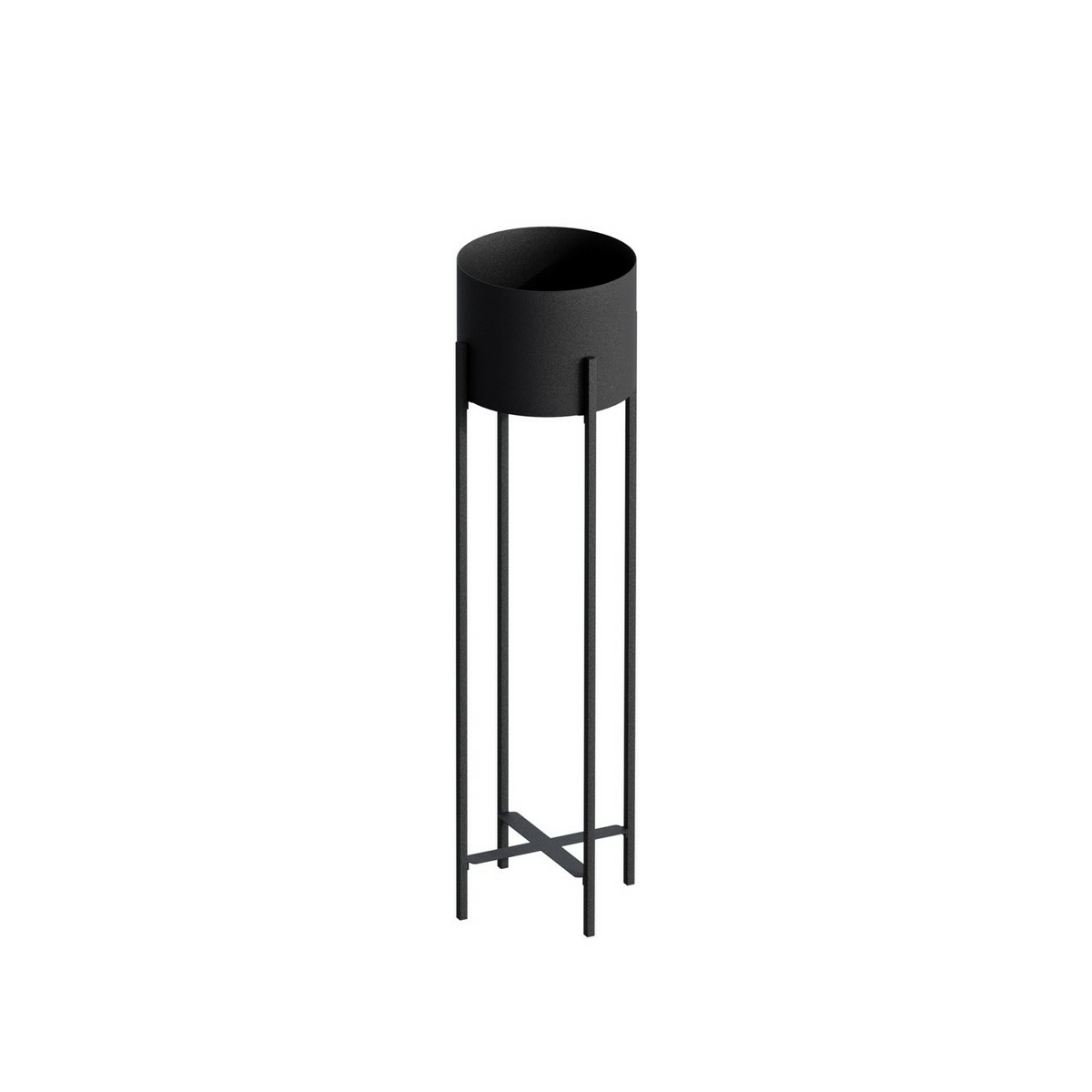 GED-025, Loft black fém virágállvány , fekete akciós termékkép 1
