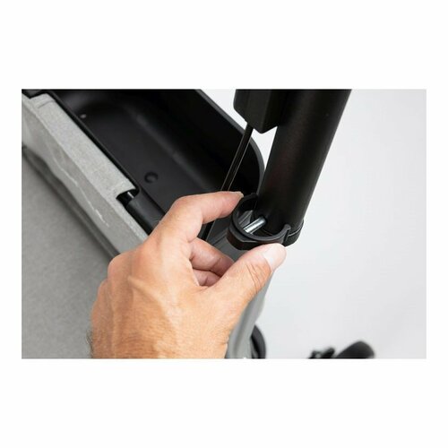 Carlett Senior Comfort nakupovalna torba nakolesih 29 l, temno siva