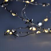 Solight Svetelná LED retiazka s dekoráciami, 20 LED, 1 m, teplá biela