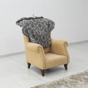 Napínací potah na ušák Istanbul šedá, 70 - 100 cm x 90 - 110 cm