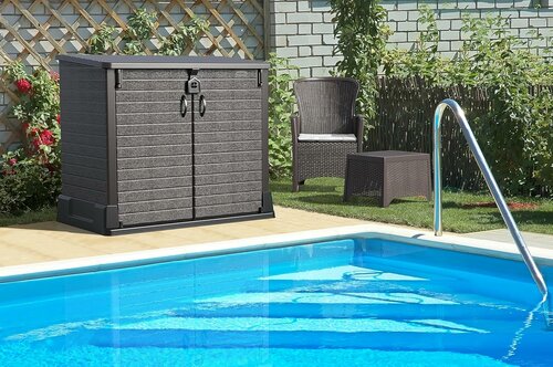 Duramax Záhradný úložný box StoreAway hnedá, 850 l