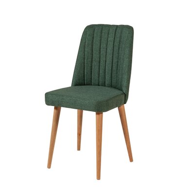 Scaun de sufragerie Stormi Green and Atlantic Pine