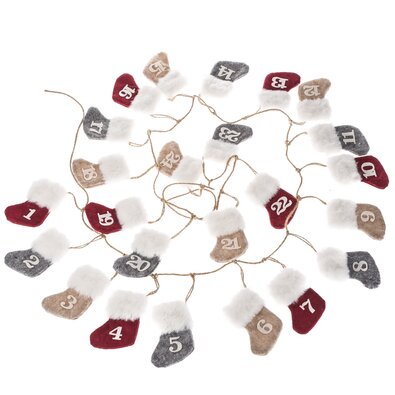 Obesni adventni koledar Nogavice, 260 cm