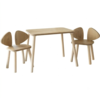 Detská súprava stolíka a stoličiek 2 ks Mickey Two Chair Set - Brown