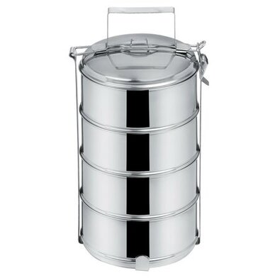Orion Posoda za hrano 4x 1,3 l, nerjaveče jeklo