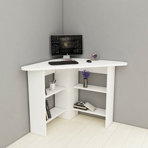 Birou Corner White