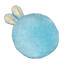 Domarex Polštářek Soft Bunny plus modrá, průměr 35 cm