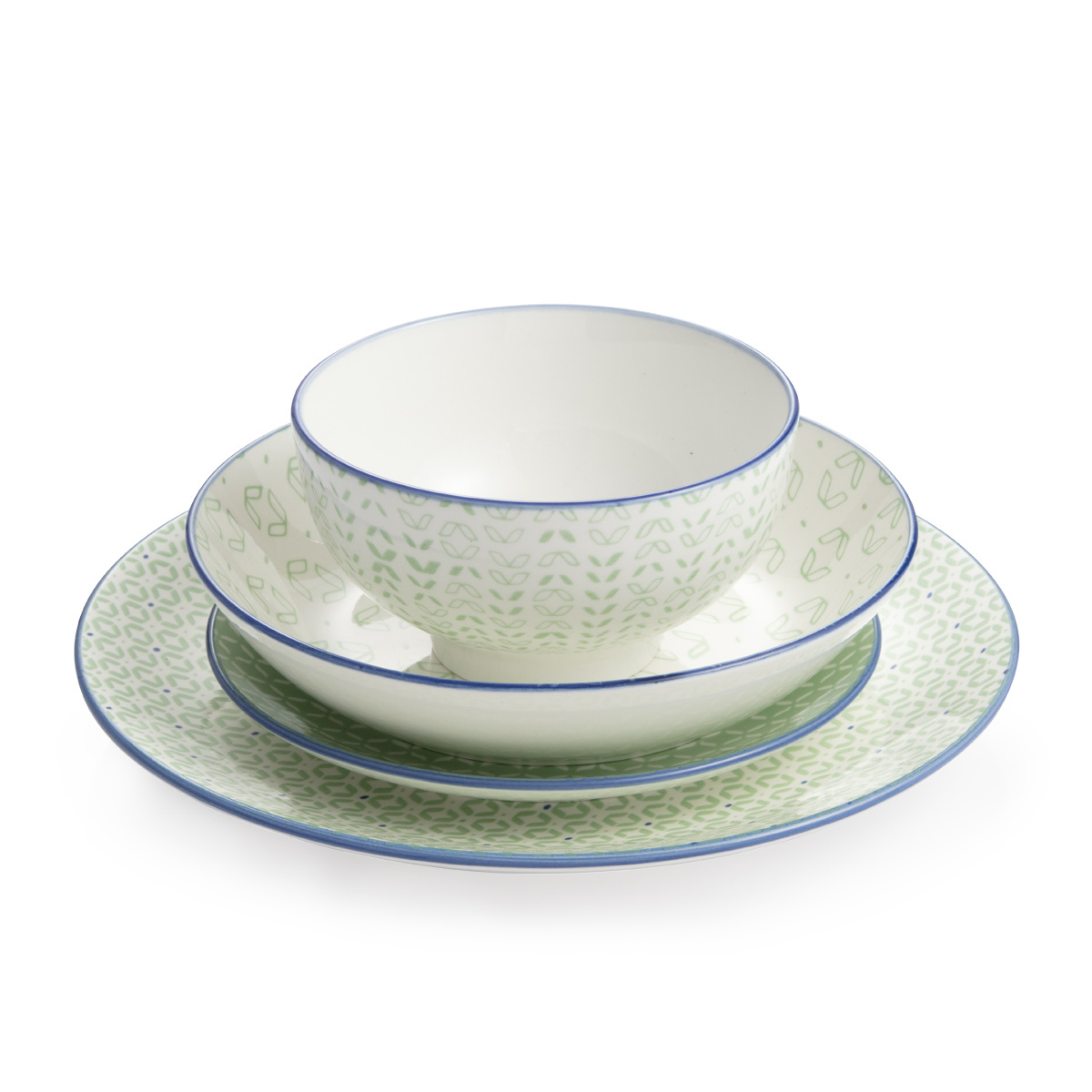 Tescoma FRESCO Barley mélytányér, 21 cm, zöld termék 2. képe