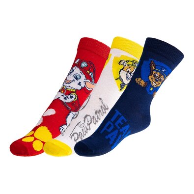 Dětské ponožky Tlapková patrola, velikost 31-34, 3 páry