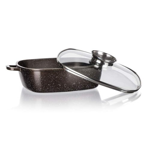 Tavă cu suprafața antiaderentă Banquet PREMIUM Dark Brown 28 x 28 x 8 cm