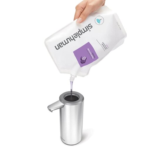 Simplehuman Brezdotičen dozirnik za milo 266 ml,polnilni, brušena nerjavna jekla