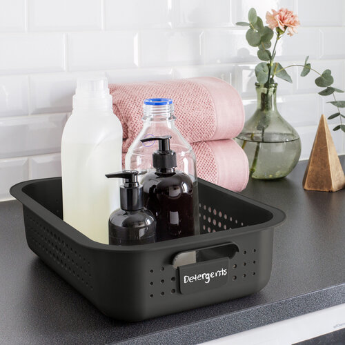 SmartStore Kosz do przechowywania Modern, szary, 37 x 28 x 10 cm