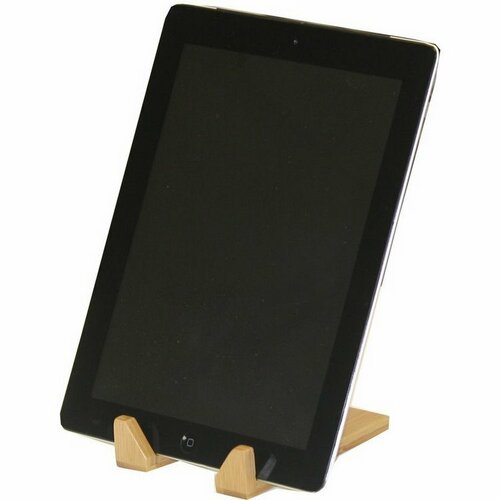 Compactor Bambusový držák na tablet Bamboo, 9 x 12 x 13 cm