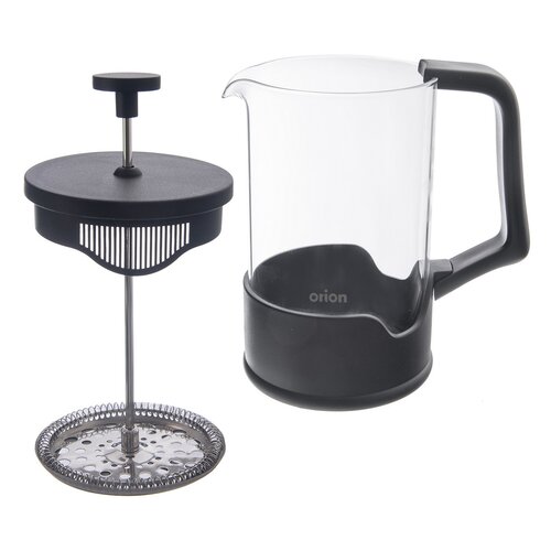 Orion Čajnik French press Črna, 0,9 l