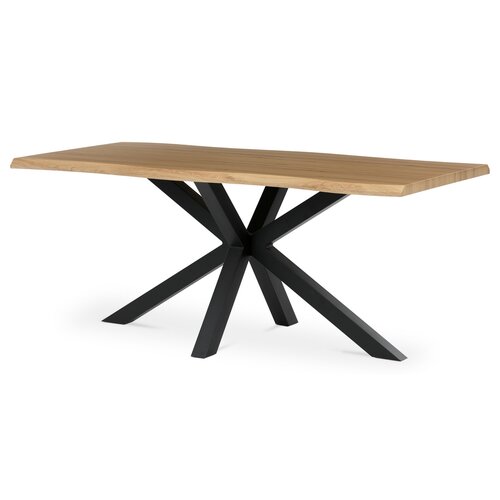 Étkezőasztal 180 x 90 cm, vad tölgyfa