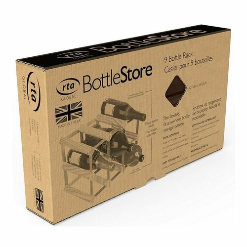 RTA Stojan za 9 steklenic vina, temna borovnica