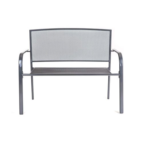 Happy Green Gartenstahlbank Garde, 106 x 88 x 58,5 cm