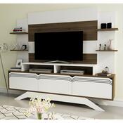 TV-Möbel Delpi Walnut and White