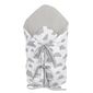 Bellatex Babywickeltuch Wolken Grau, 75 x 75 cm