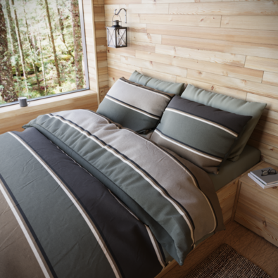 Kvalitex Viskozno postelno perilo Woody Johannes,140 x 220 cm, 70 x 90 cm