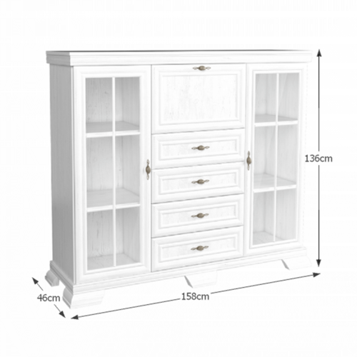 KORA KK7 komoda, borovica Andersen